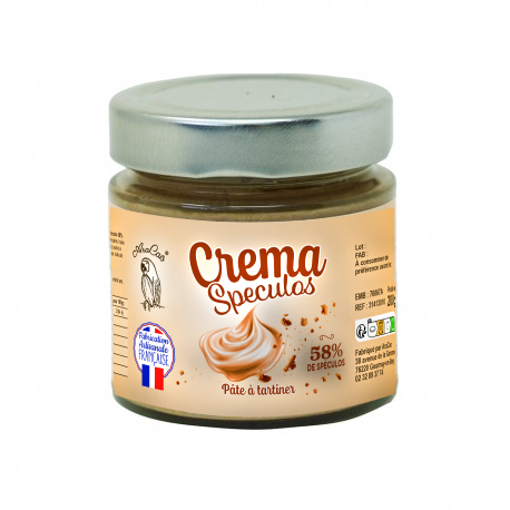 Pot de pâte à tartiner Crema Spéculos AraCao 200 g