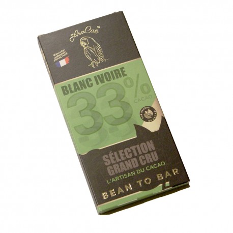 Tablette Chocolat Blanc Ivoire 33%