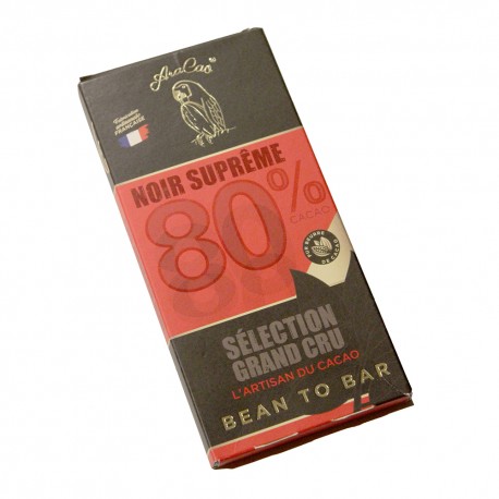 Tablette Chocolat Noir Suprême 80%